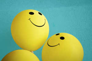 Smiley face balloons